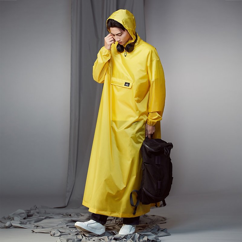 PostPosi Light Reverse Light Raincoat_British Yellow - ร่ม - วัสดุกันนำ้ สีเหลือง
