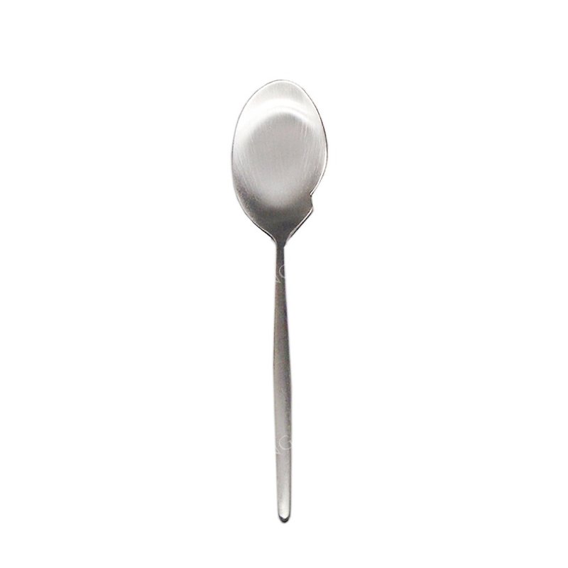 葡萄牙 Cutipol | MOON /  霧銀不鏽鋼18CM萬用匙/美食家湯匙 - 餐具/刀叉湯匙 - 不鏽鋼 銀色