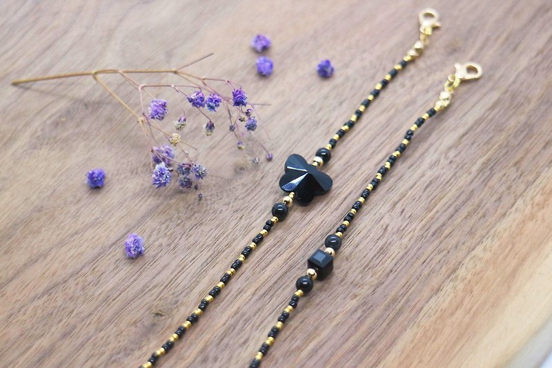 Glasses Chain, Mask Chain/Love Butterfly Series-Black
