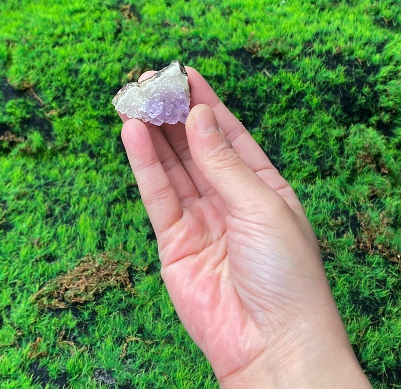 能量擺飾-天然浪漫薰衣草紫水晶 小寶石 晶簇 財運水晶 快速出貨 - 擺飾/家飾品 - 水晶 紫色