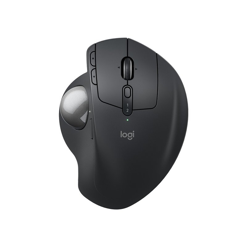 MX ERGO S Bluetooth Wireless Trackball Mouse - อุปกรณ์เสริมคอมพิวเตอร์ - วัสดุอีโค สีดำ