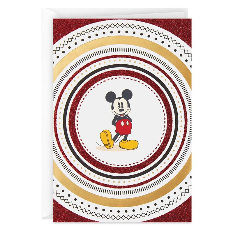 米奇(Mickey) 無限感謝【Hallmark卡片-迪士尼Disney】 - 卡片/明信片 - 紙 多色