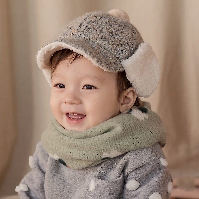 Happy Prince韓國製 Ato保暖嬰兒童圍脖 - 圍兜/口水巾 - 聚酯纖維 多色