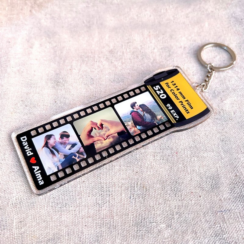 Customized/Creative Film Keychain - ที่ห้อยกุญแจ - วัสดุอื่นๆ หลากหลายสี