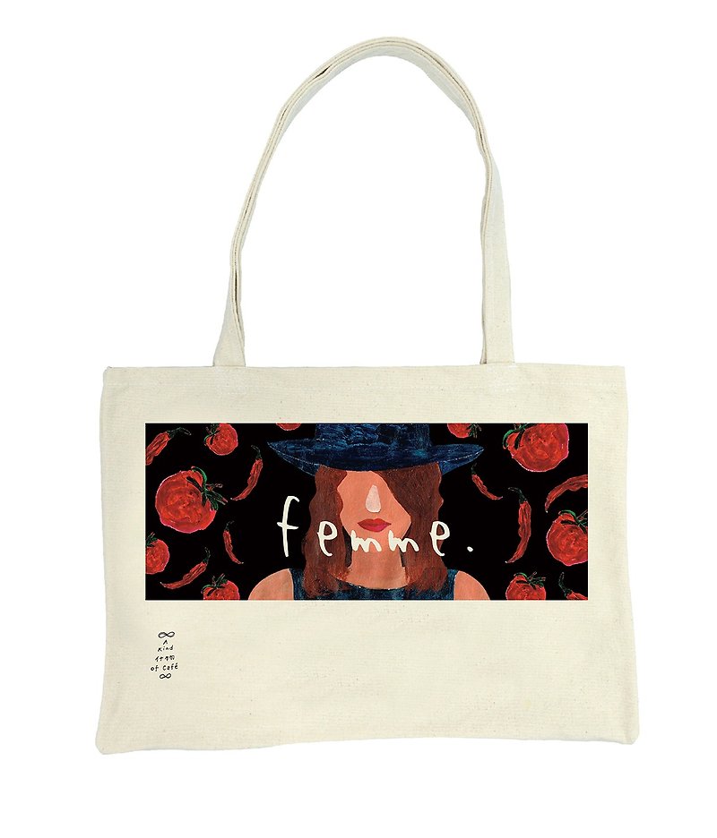 Femme Tote bag - กระเป๋าแมสเซนเจอร์ - วัสดุอื่นๆ หลากหลายสี