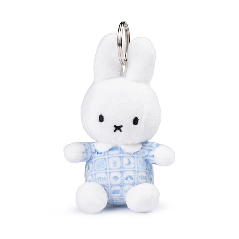 Bon Ton Toys | Miffy Keychain Delft Blue - 10cm - ที่ห้อยกุญแจ - วัสดุอื่นๆ สีน้ำเงิน