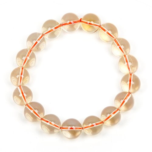 正佳珠寶 Gemsrich Jewelry 【正佳珠寶】黃水晶 超淨體 11.8-12.3mm 黃水晶手珠