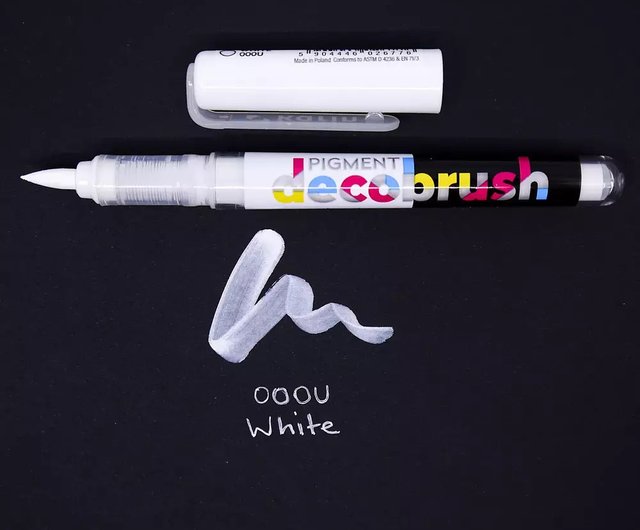 NEW Karin Markers- Acrylic!  Pigment Decobrush Brush Markers