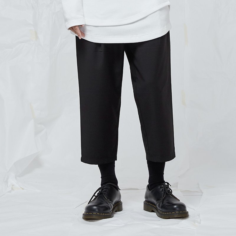DYCTEAM - Cropped Pants - Women's Pants - Other Materials Black