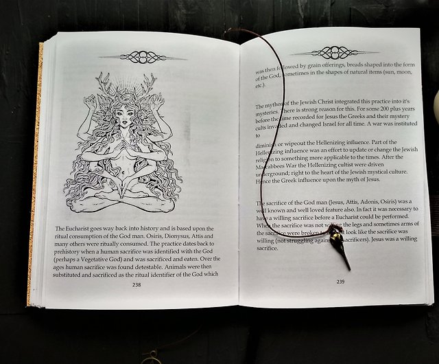 Binding a MYSTICAL Handmade GRIMOIRE / Book of Shadows! 