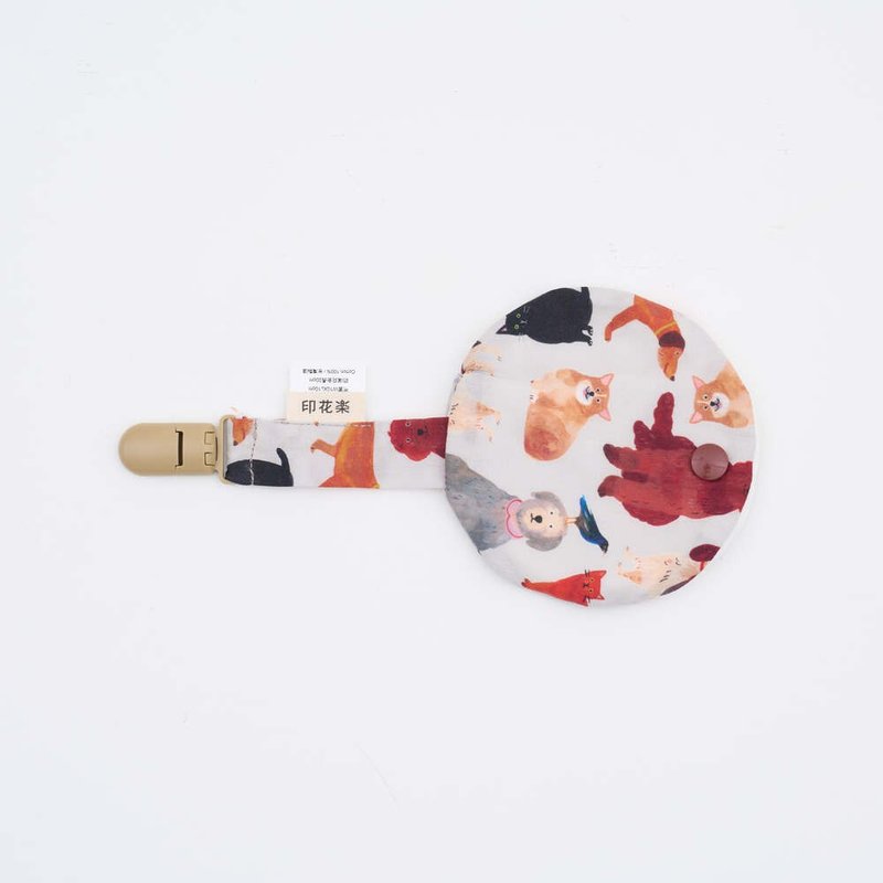 Pacifier cloth set/artist collaboration/print music x Soupy Tang/pet party - ขวดนม/จุกนม - ผ้าฝ้าย/ผ้าลินิน หลากหลายสี