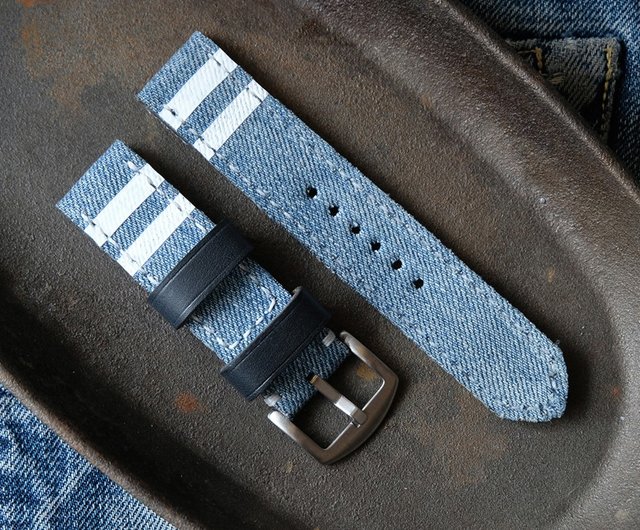 NIXON デニムストラップ アナログ時計 Medium Time Teller Watch | Silver / Indigo / Denim | Unisex