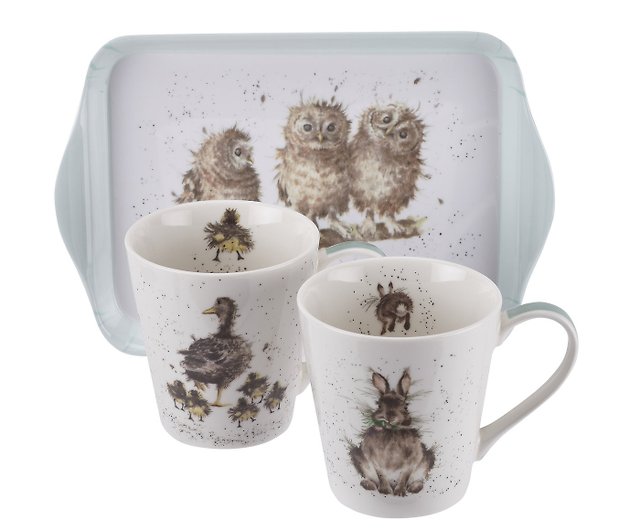 Royal Worcester Wrendale Designs Mug and Tray 0.18L 