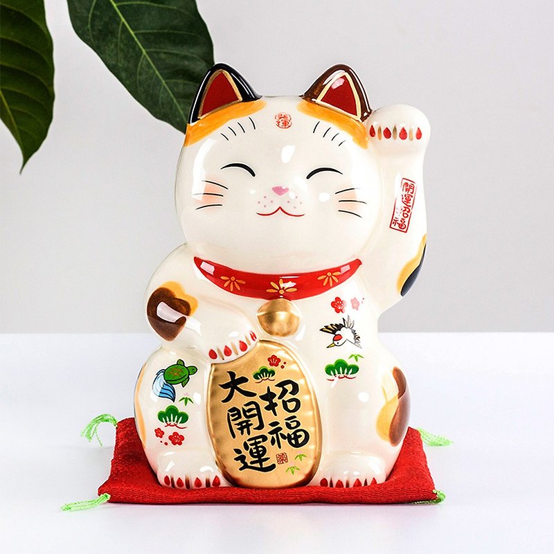 Japanese pharmacist kiln painted gold transport lucky lucky cat ornaments birthday opening housewarming creative gift Japanese style Japanese style - ของวางตกแต่ง - เครื่องลายคราม 