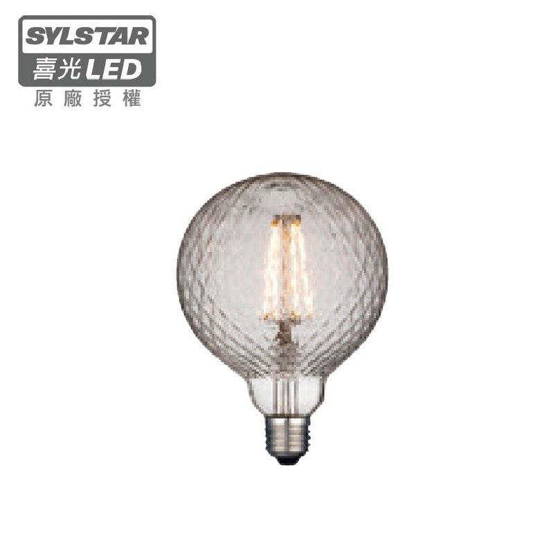 [Xiguang SYLSTAR] LED E27/4W/Re-engraved tungsten lamp G125 Copernicus - โคมไฟ - แก้ว สีส้ม