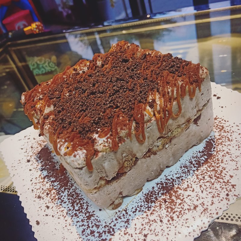 Caramel Cocoa Tiramisu-7 inches - Cake & Desserts - Fresh Ingredients 