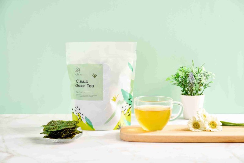 【Mua Yik Tea】Classic Green Tea 30bags Taiwan Unique Taiwanese Tea - Tea - Eco-Friendly Materials Multicolor