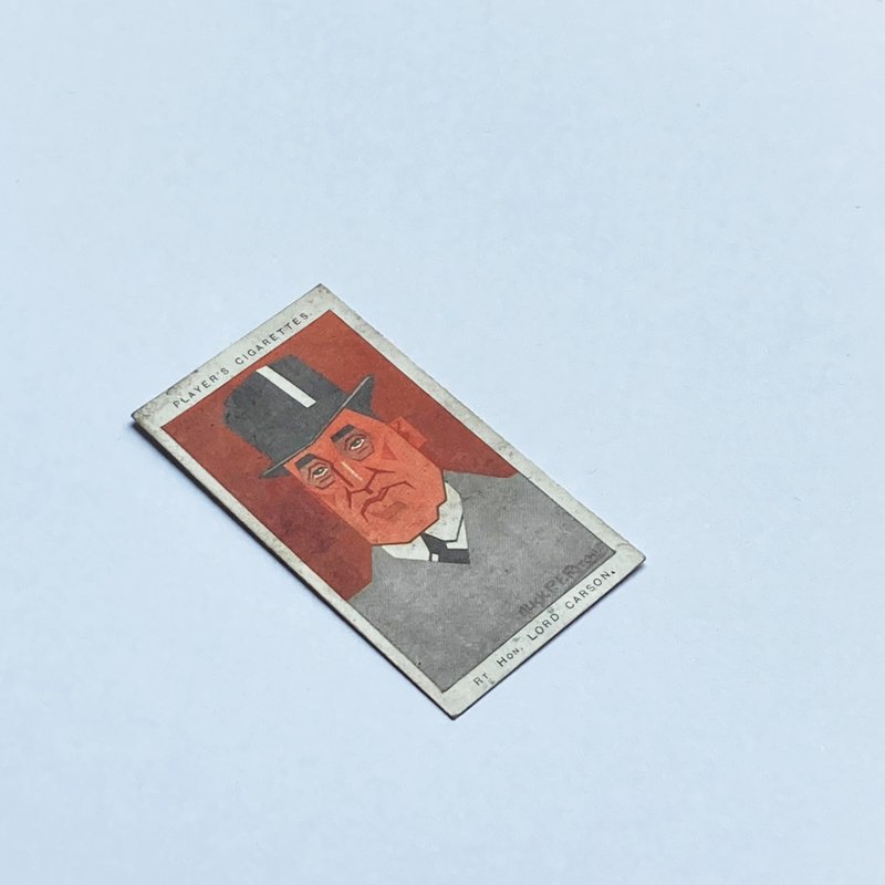 RT.HON.LORD CARSON_UK John Player & Sons cigarette card - การ์ด/โปสการ์ด - กระดาษ 