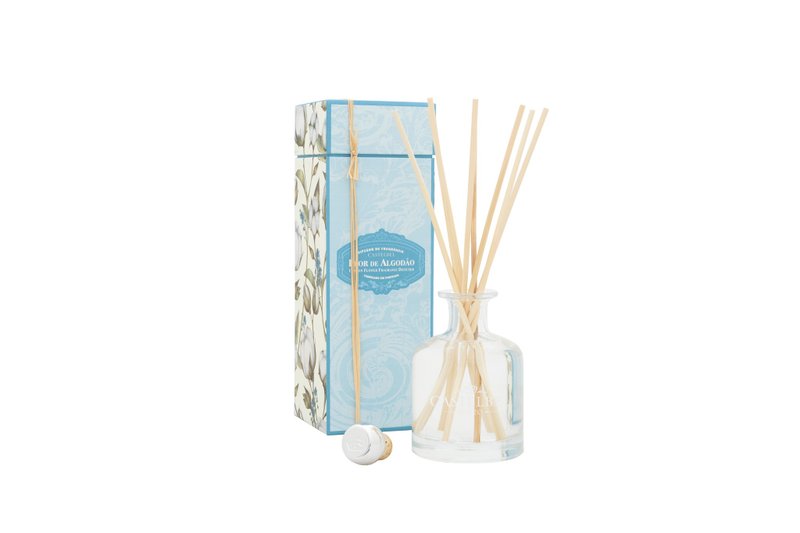 CASTELBEL PORTO Ambiente 250ml Diffuser Cotton Flower - Fragrances - Glass White