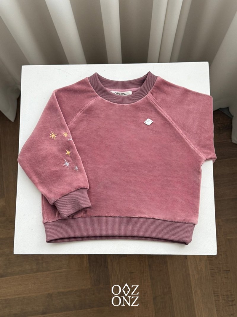 Little Star Sweatshirt_ Rose-Rink - Tops & T-Shirts - Cotton & Hemp 