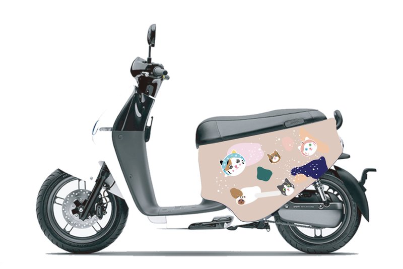BLR gogoro 車身造型保護套 iD89 家貓 - 其他 - 聚酯纖維 粉紅色