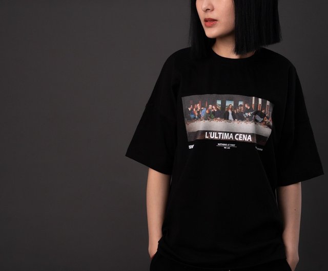 Last Supper 最後晚餐Oversized T-Shirt - 設計館ISFN Taiwan 女T 恤