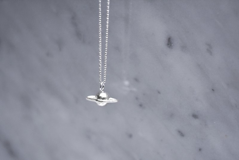 Planet Necklace - Necklaces - Sterling Silver Silver