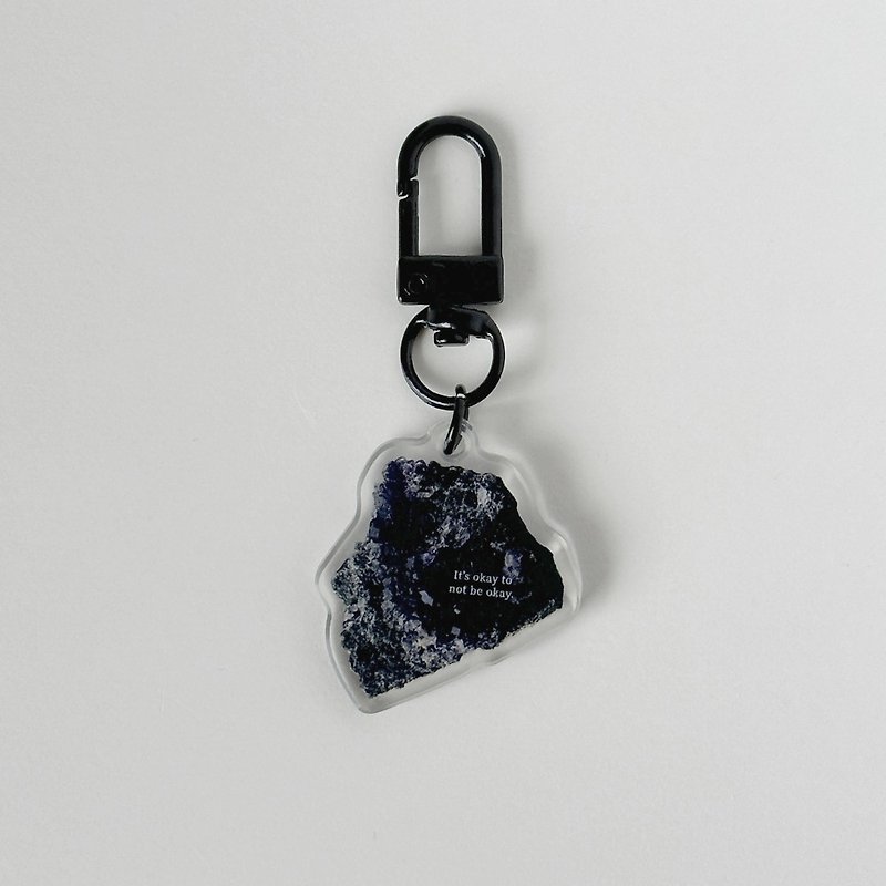 pzl.studio mineral series key ring - amethyst - Keychains - Acrylic 