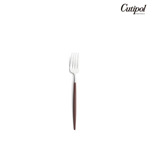 Cutipol 葡萄牙Cutipol GOA系列棕柄18.5cm點心叉