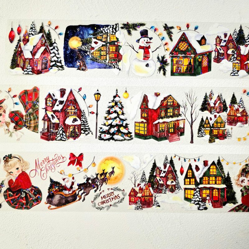 裁切捲_聖誕故事全息燙金和紙膠帶 – 2m - 膠紙/膠帶/紙膠帶 - 其他材質 