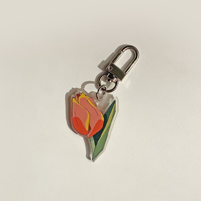 キーリング_マンゴーチューリップ - キーホルダー・キーケース - アクリル 多色