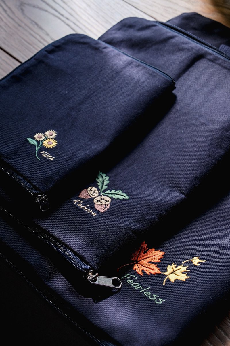 精勤聞思 - 書衣組 _ 中翻手繪版 - 書衣/書套 - 棉．麻 