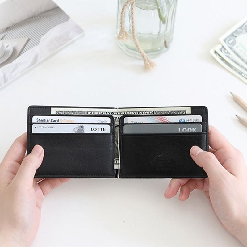 Funnymade Adult Banknote Ticket Card Holder - Noble Black, FNM35260 - กระเป๋าสตางค์ - หนังเทียม สีดำ