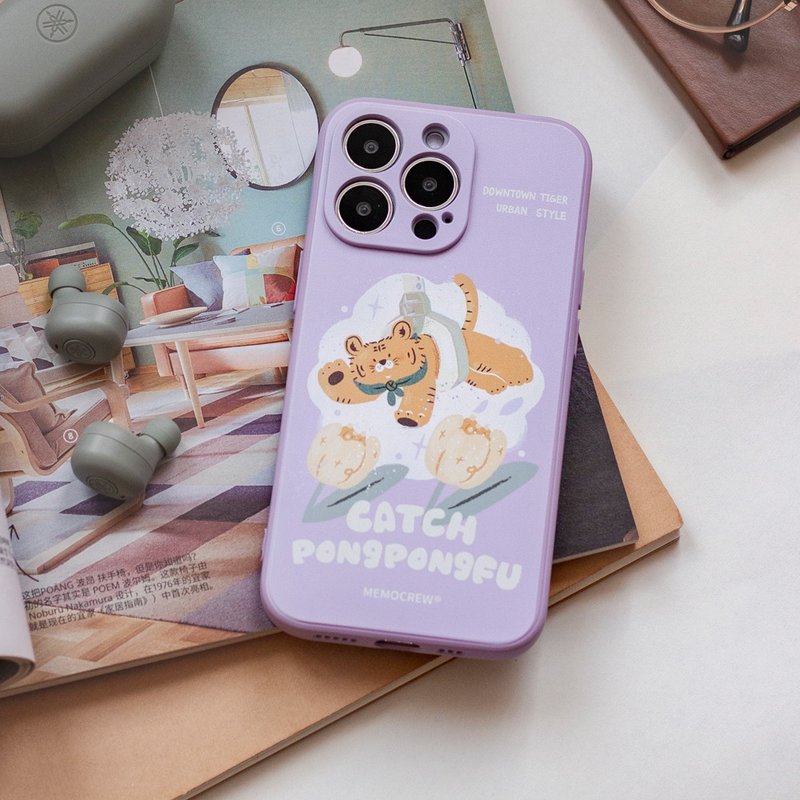 PONGPONGFU Peng Penghu | Clip Doll Liquid Silicone Phone Case - เคส/ซองมือถือ - ซิลิคอน 