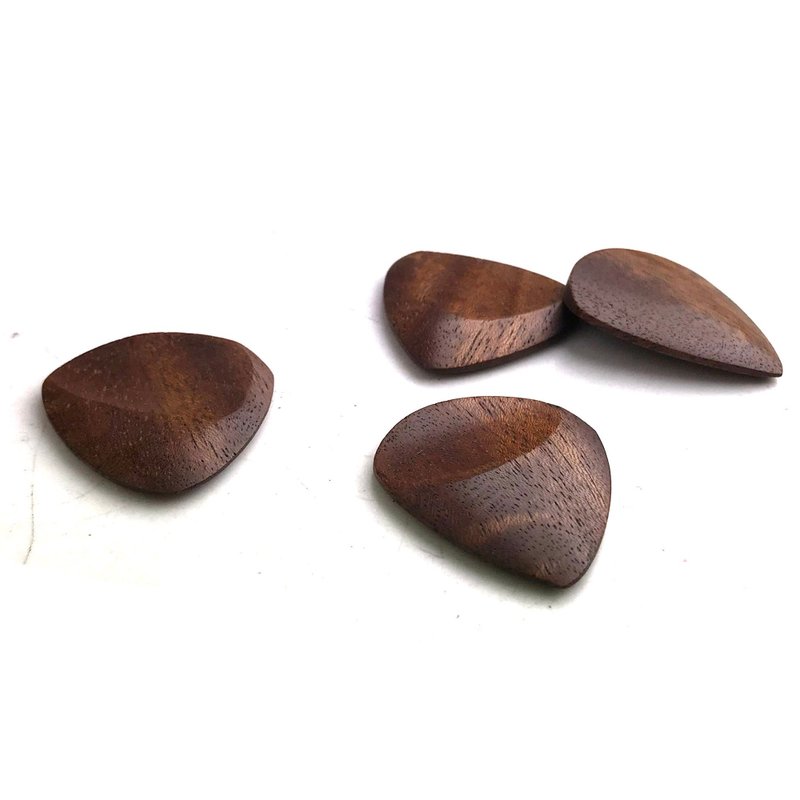 Wooden guitar pick JAZZ type [ancient tones type jazz] 1 piece - Guitars & Music Instruments - Wood Brown