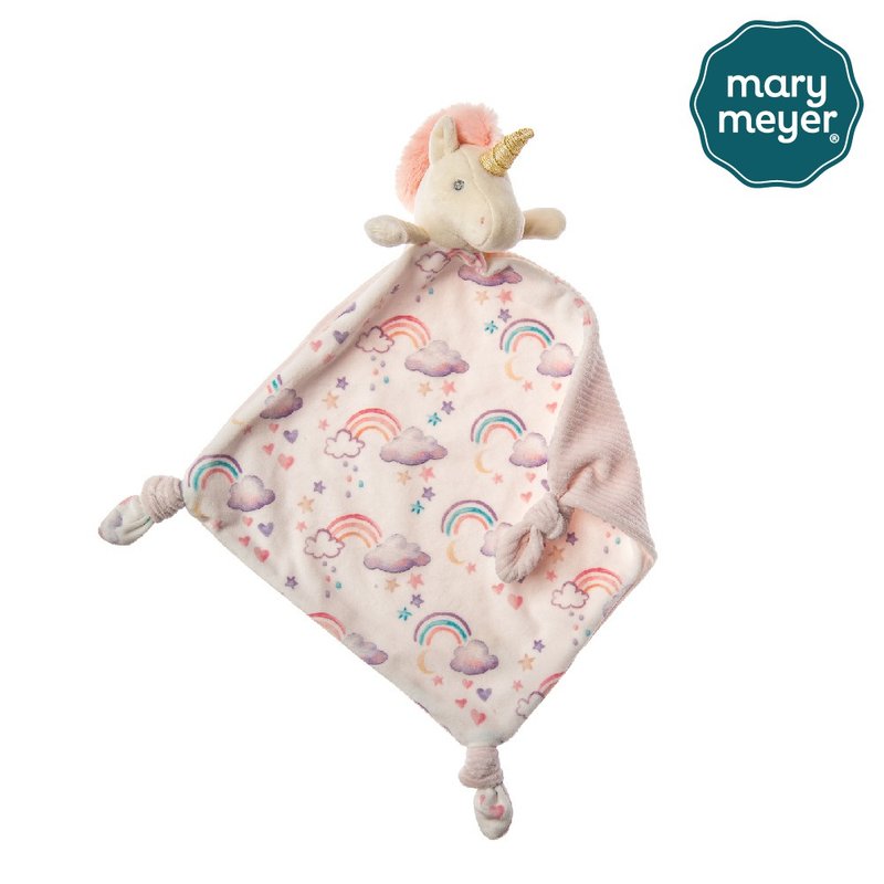 高速配送【メリーマイヤー】ふんわり癒し布 レインボーユニコーン - 知育玩具・ぬいぐるみ - その他の素材 ピンク