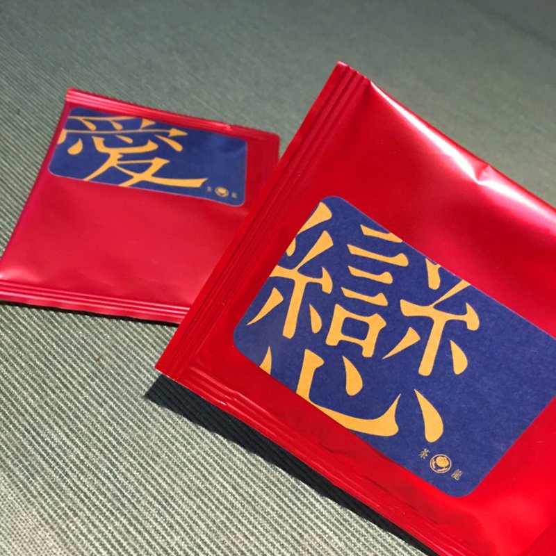 [Love] Confession tea bag - blue / Valentine's Day limited / tea bag 3g single bag - Tea - Fresh Ingredients Blue