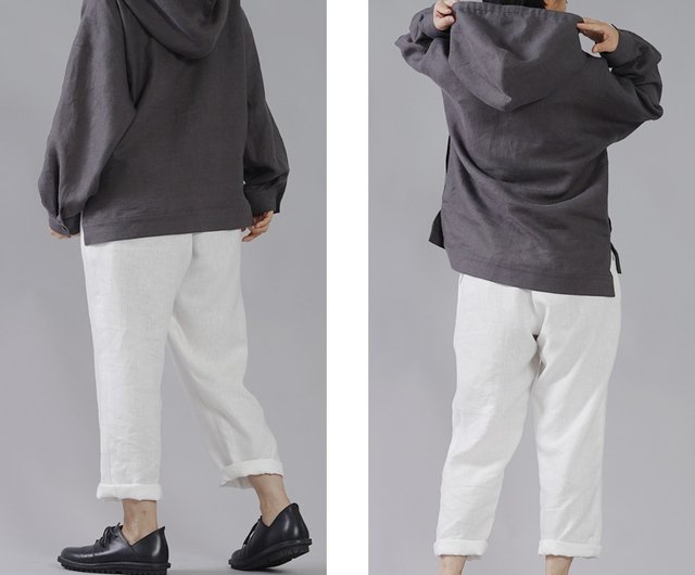 トップス wafu linen hoodie wafu linen hoodie