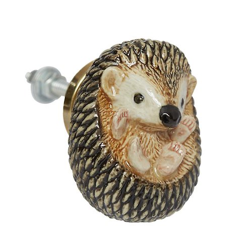 And Mary AndMary 門把-刺蝟 禮盒裝 Baby Hedgehog Doorknob