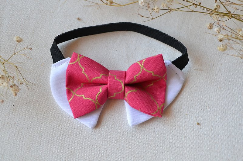 ❀NEKOZOO❀ Cat & Dog Cotton Fabric Bowtie Cute Collar - ปลอกคอ - ผ้าฝ้าย/ผ้าลินิน 
