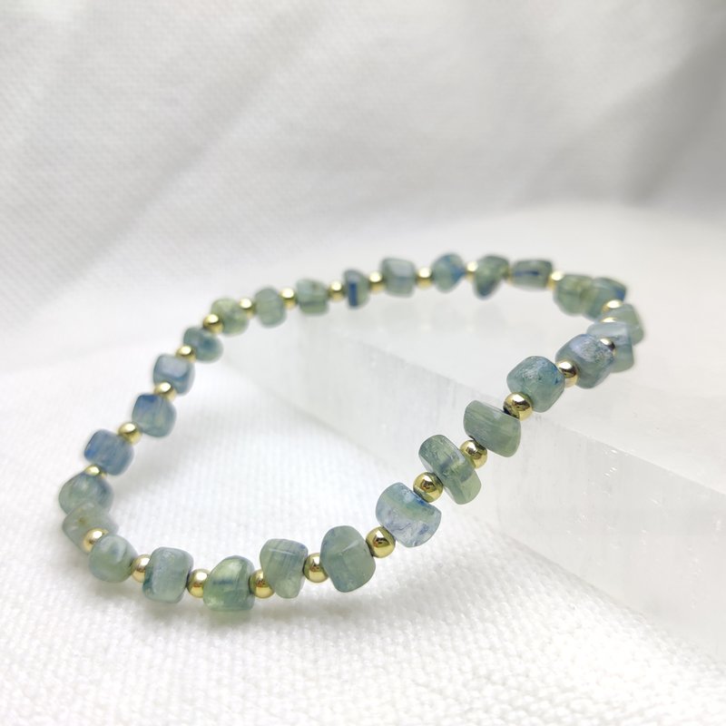 美國加洲 5mm 藍晶石 Kyanite - 手鍊/手環 - 水晶 藍色