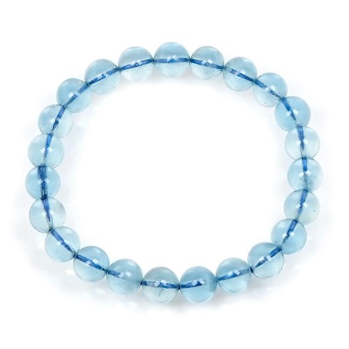 正佳珠寶 Gemsrich Jewelry 【正佳珠寶】海藍寶 冰質透藍 7.8-8.3mm 海藍寶手珠