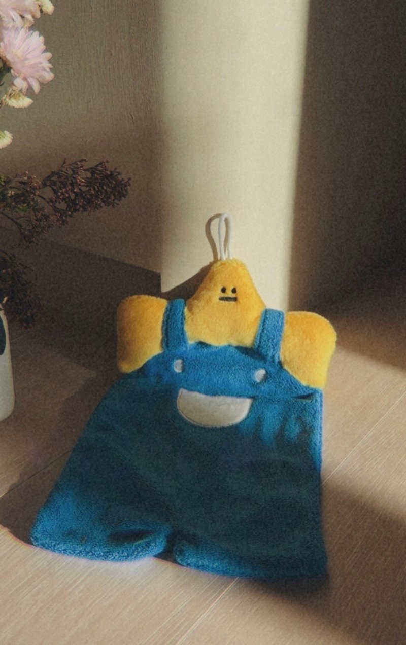 [Hand towel] Baba Star hand towel decoration/daily necessities/plush doll - ผ้าขนหนู - วัสดุอื่นๆ สีเหลือง