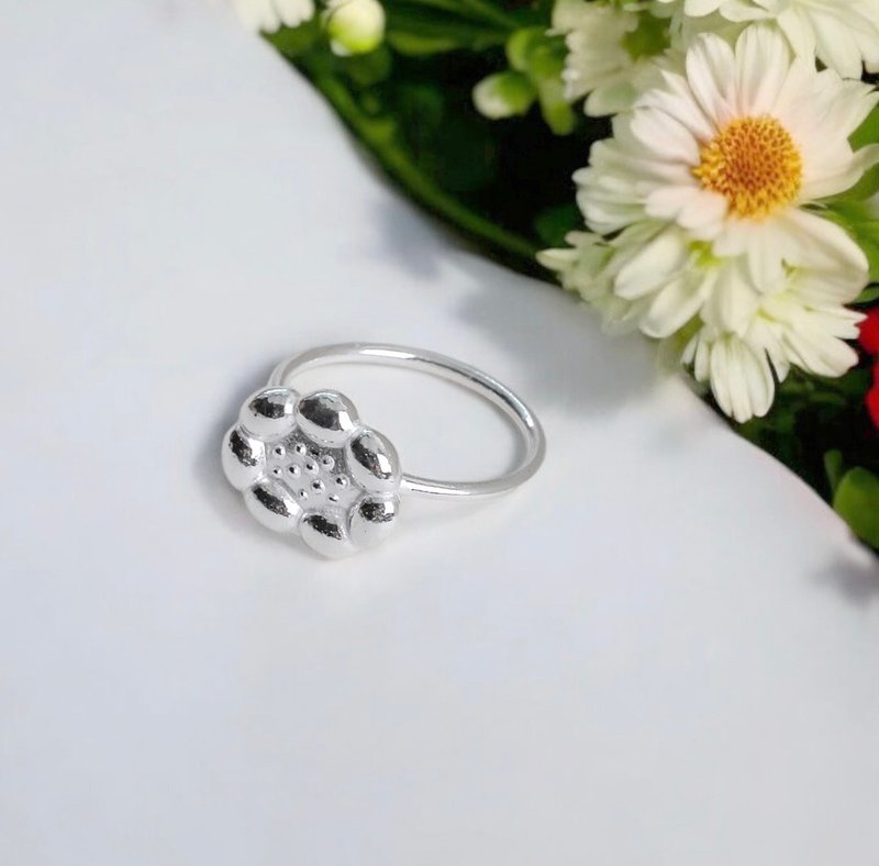 cloud flower ring - General Rings - Sterling Silver Silver