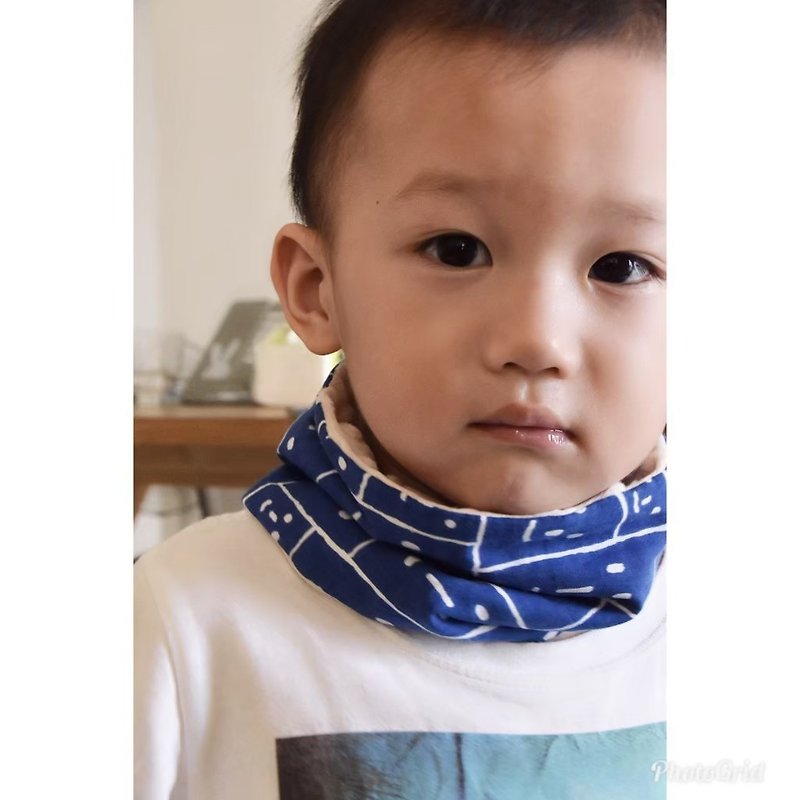 囧 face Japanese style children's hand-made neck circumference - อื่นๆ - ผ้าฝ้าย/ผ้าลินิน หลากหลายสี