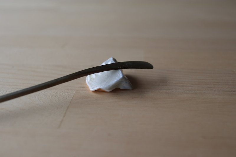 柴燒造型匙置 - 茶壺/茶杯/茶具 - 瓷 白色
