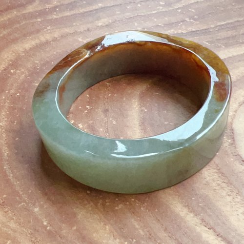 瓔珞珠寶盒 E.L.Jewelry Box 飄紅翡翡翠角鐲手鐲 | 16.5圍 | 天然緬甸玉翡翠A貨 | 送禮