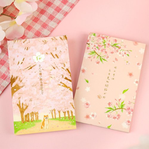 珠友文化 Chuyu Culture Chuyu 便條本(中小)/可撕式/便條紙 /便籤本/留言MEMO-60張/櫻花