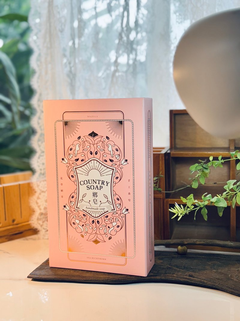 【送禮禮盒】粉鑽級輕巧守護禮盒- 手工皂2入 - 肥皂/手工皂 - 植物．花 