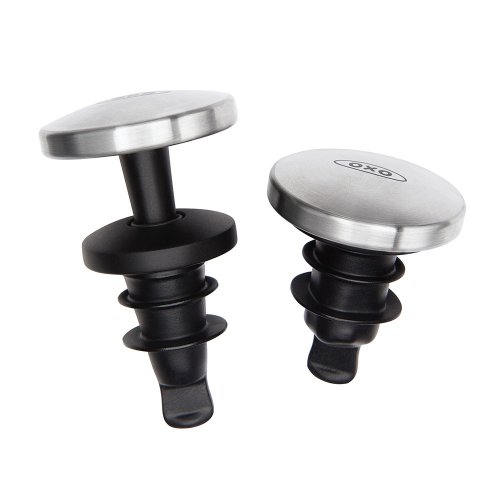 美國OXO 【新品】OXO 防漏保鮮酒瓶塞二入組